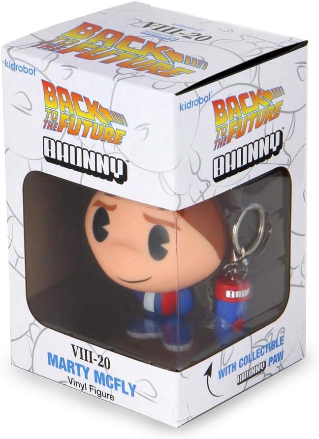 Back To The Future Marty 4" Stylized Figure With Keyring (Kidrobot Bhunny) Bttf