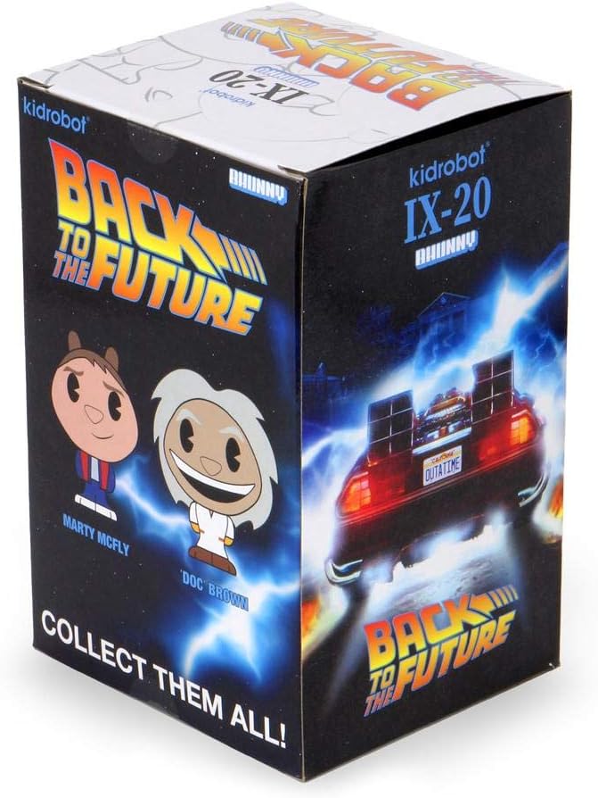 Back To The Future Marty 4" Stylized Figure With Keyring (Kidrobot Bhunny) Bttf